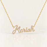 Signature Moissanite Name Necklace