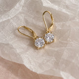 Moissanite Diamond Drop Earrings