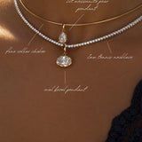 2CT Moissanite Pear Pendant