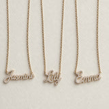 Signature Moissanite Name Necklace