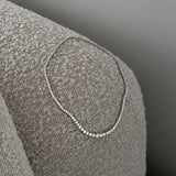 Moissanite Graduated Tennis Necklace